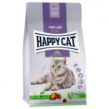 Happy Cat Senior Agnello da pascolo Crocchette per gatto - Set %: 2 x 4 kg