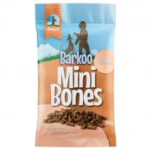 Set risparmio! Barkoo Mini Bones (semi-umido) Snack per cani - 8 x 200 g con Salmone