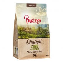 400 g Purizon Kattenvoer voor een probeerprijs! - Sterilised Adult Lam met Kip