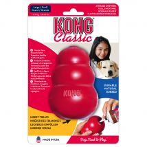 KONG Classic rojo juguete rellenable para perros - L: aprox. 10 cm