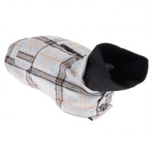 Abrigo Flannel Check para perros - aprox. 55 cm de longitud dorsal