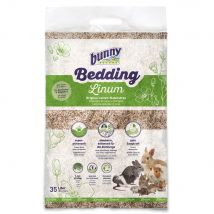 Bunny Bed O' Linum lecho natural de lino para roedores - Pack % - 2 x 35 l
