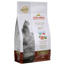 1,2kg Almo Nature HFC Adult Sterilised bœuf - Croquettes pour chat