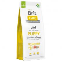 Brit Care Hond Sustainable Puppy Kip & Insecten - 12 kg