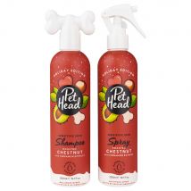 Pet Head Festive Roasted Chestnut Shampoo & Spray para perros - 2 x 300 ml