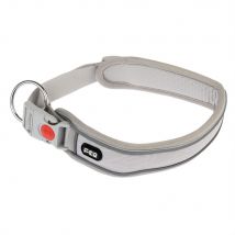 TIAKI Halsband Soft & Safe, grijs - Maat XS: 25 - 35 cm Halsomvang, B 40 mm
