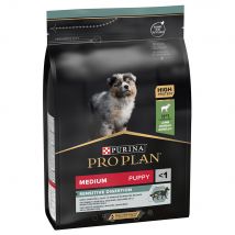 PURINA PRO PLAN Medium Puppy Sensitive Digestion Agnello & Riso Crocchette per cane - 3 kg