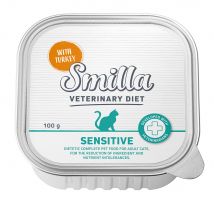 Smilla Veterinary Diet Sensitive dinde pour chat - 8 x 100 g