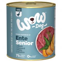 6x 800g WOW Senior Eend Hondevoer nat
