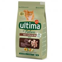Ultima Cat Nature No Grain Adult Tacchino Crocchette per gatto - Set %: 2 x 1,1 kg