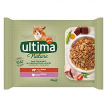 Ultima Cat Nature 4 x 85 g - Rund & Kalkoen