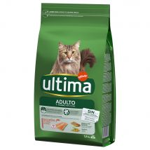 Ultima Adult Zalm & Rijst Kattenvoer - 4,5 kg (3 x 1,5 kg)