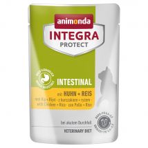 48x 85g animonda Integra Protect Adult Intestinal Kip & rijst natvoer voor katten