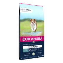 Eukanuba Grain Free Adult Small & Medium Breed Agnello Crocchette per cane - 12 kg