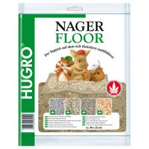 Nagerfloor Tapis de chanvre pour rongeur - 40 x 25 cm