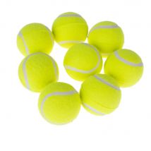 zooplus Basics Lot de balles de tennis 8 pièces : Ø 6,3cm chien