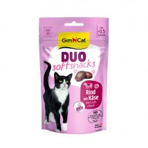 50g GimCat Duo Soft Bœuf & Fromage Friandises pour chats
