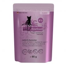 catz finefood Maaltijdzakjes Voordeelpakket 16 x 85 g Kattenvoer - Lam & Konijn