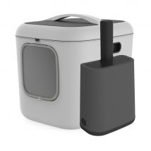 Rotho MyPet BIALA schepje met houder - Set: Schep met houder + Kattenbak BIALA XL