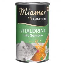 Boisson Miamor Trinkfein 24 x 135 mL pour chat - légumes