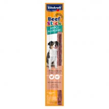 12g Vitakraft Beef Stick Hypoallergenic dinde et autruche friandises pour chiens