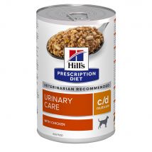Hill's c/d Prescription Diet Multicare Urinary Care latas para perros - 24 x 370 g - Pack Ahorro