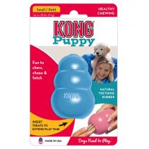 KONG Puppy juguete para cachorros - S, azul