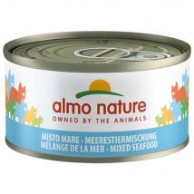 Almo Nature 24 x 70 g - Pack Ahorro - Mezcla de frutos del mar en gelatina