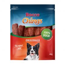 Rocco Chings Originals - Strisce da masticare - 250 g Petto d'anatra