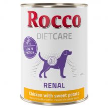 24x400g Renal Kip met Zoete Aardappel Rocco Diet Care Hondenvoer