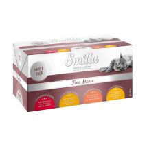 Smilla Fine Menu met Voortreffelijke Vulling 24 x 100 g - Voordeelpakket(4 soorten)