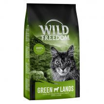 Set risparmio! 3 x 2 kg Wild Freedom Crocchette per gatti - Adult Green Lands - Agnello