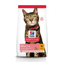 Hill's Adult Light con pollo pienso para gatos - 2 x 10 kg - Pack Ahorro