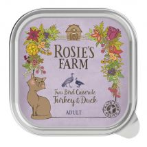 Rosie's Farm Adult 32 x 100 g Alimento umido per gatti - Tacchino & Anatra