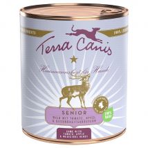 Terra Canis Senior Senza cereali 6 x 800 g - Selvaggina con Pomodoro, Mela ed Erbe salutari