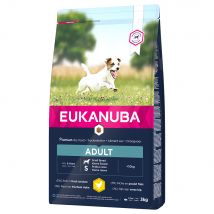 3kg Eukanuba Adult Small Breed poulet - Croquettes pour chien