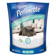 Perlinette Sensible arena de sílice para gatos - Pack % - 2 x 1,5 kg