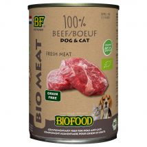 BF Petfood Bio 1 x 400 g umido per cane - Manzo puro (alimento complementare)