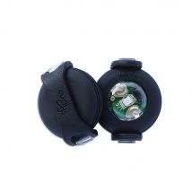 Lampe Curli luumi LED, noir pour chien - 2 colliers