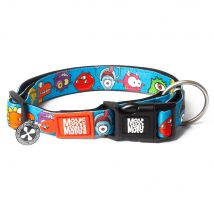 Collar Max & Molly Little Monsters con Smart ID para perros - Talla M: 34-55 cm de cuello, 20 mm de ancho