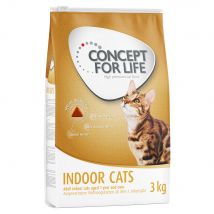 3kg Concept for Life Dry Cat Food - Special Price!* - Indoor Cats (3kg)