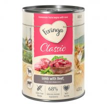 6x400g Lam/Rund Classic Meat Menu Feringa Kattenvoer