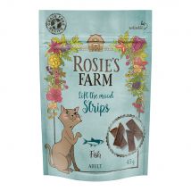 Rosie's Farm "Strips" Pesce Snack per gatti - 45 g