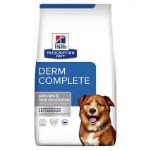 12kg Hill's Prescription Diet Derm Complete - Croquettes pour chien