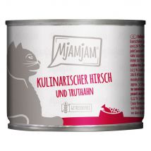 6x 200g MjAMjAM Culinary Venison and Turkey on Fresh Cranberries Wet Cat Food