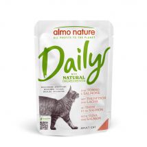 24x70g thon / saumon Almo Nature Daily Menu - Nourriture pour Chat