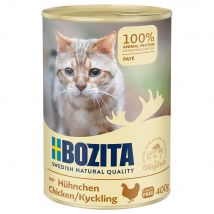 Bozita 6 x 400 g latas para gatos - Pollo