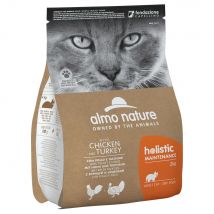 Almo Nature Holistic Maintenance kip & kalkoen Kattenvoer - 2 kg