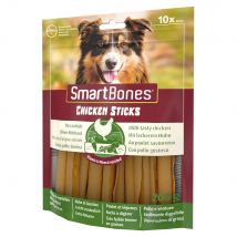 SmartBones Chicken Sticks Bâtonnets à mâcher poulet pour chien - 10 bâtonnets