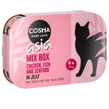 24x170g Cosma Asia in Jelly Kattenvoer - Diverse Smaken